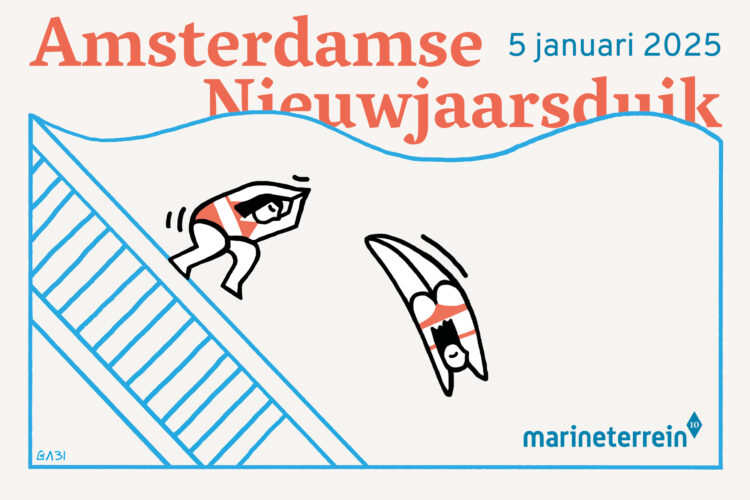 Amsterdamse Nieuwjaarsduik Marineterrein