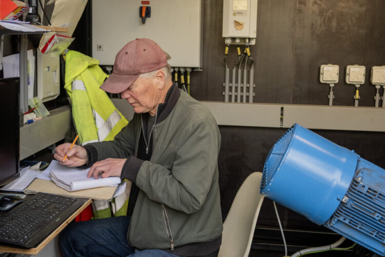 Administratie van de gevonden aantallen
